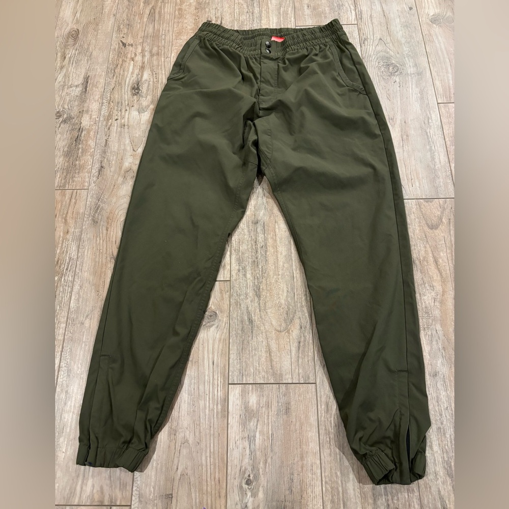 Nike Men’s Green pants ankle zip size large